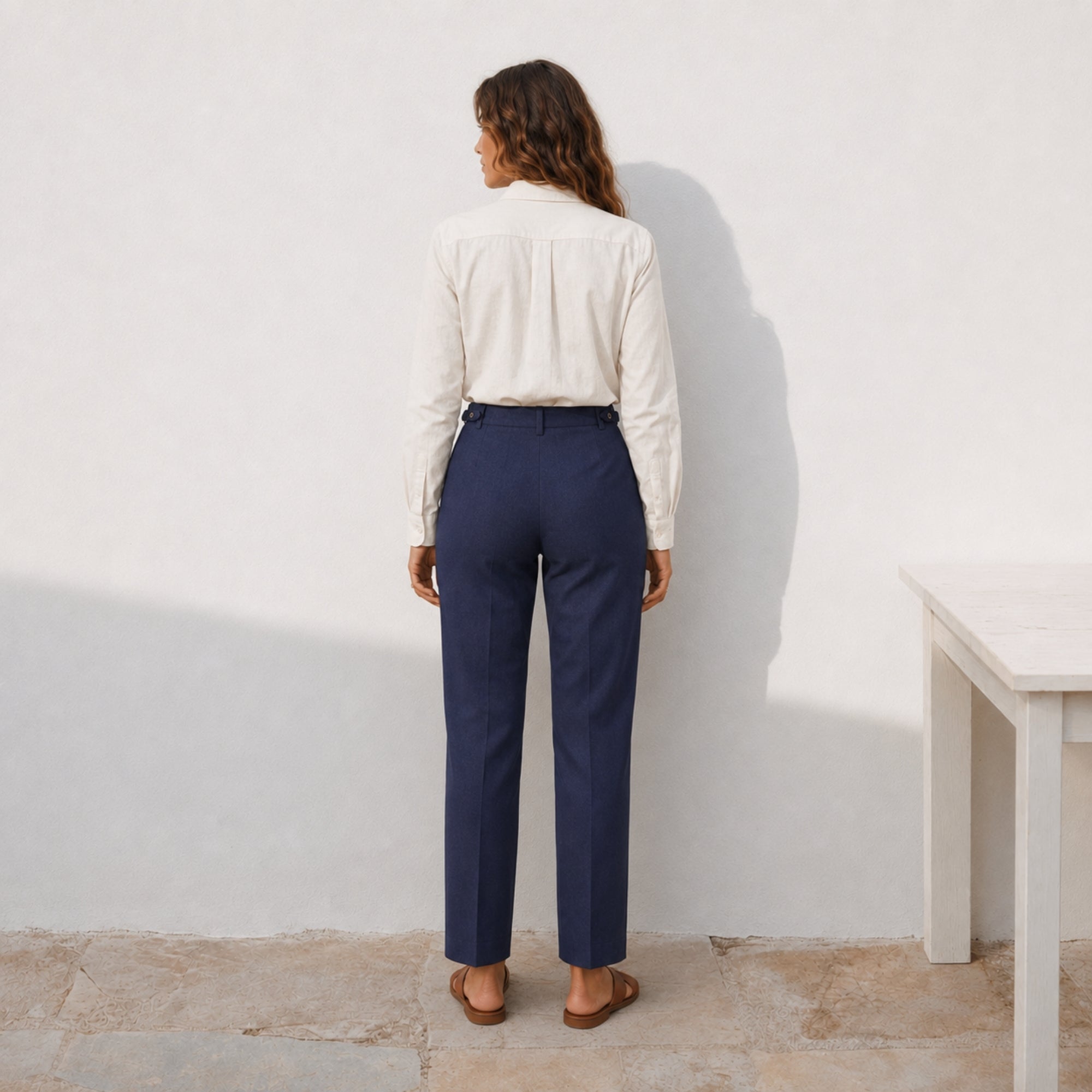 Pantaloni Straight Leg