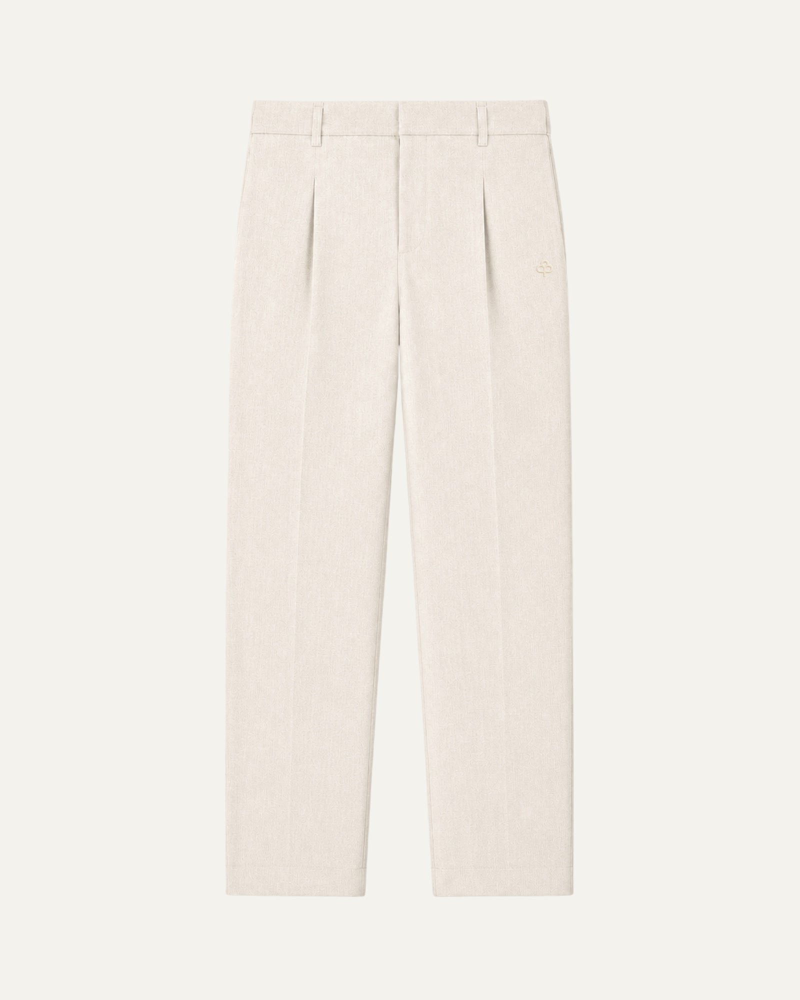 Pantaloni in lino straight leg