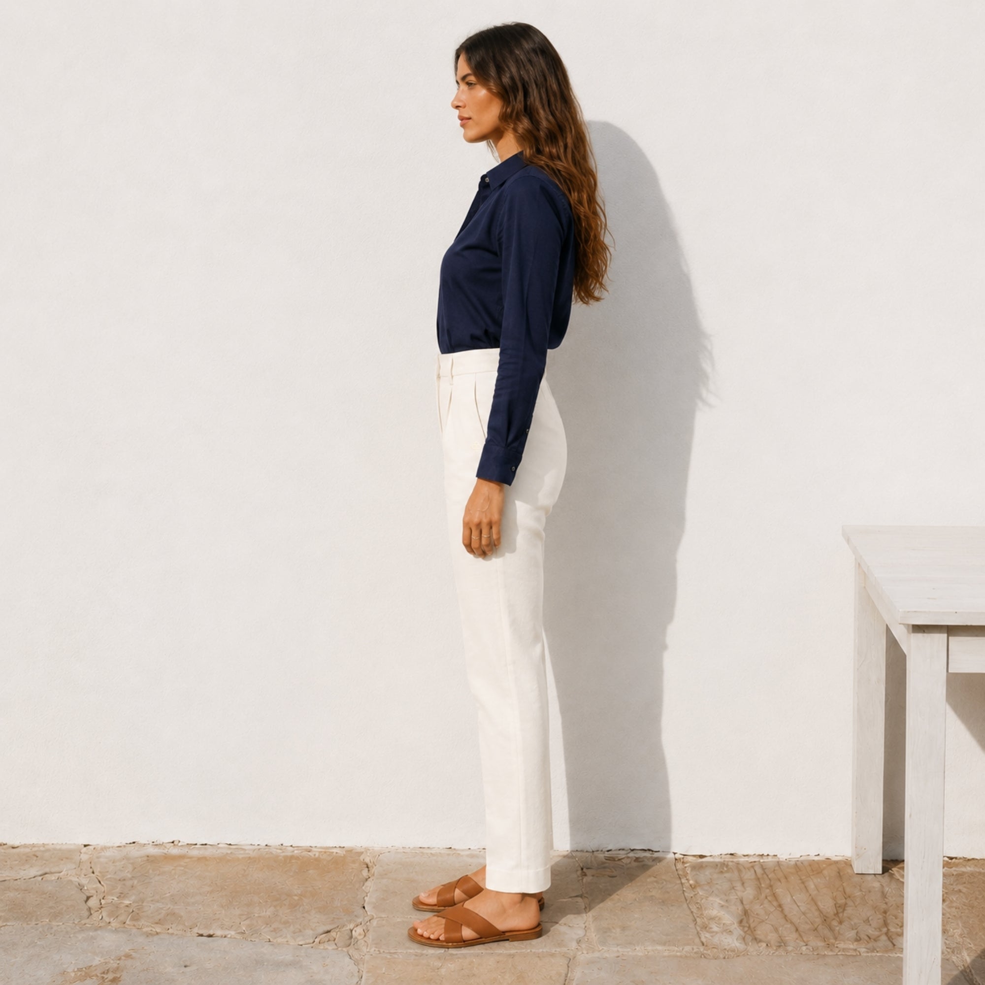 Pantaloni Straight Leg