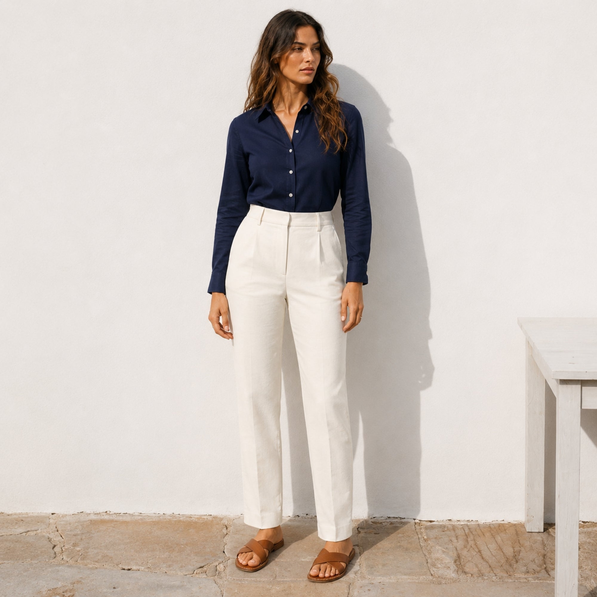 Pantaloni Straight Leg
