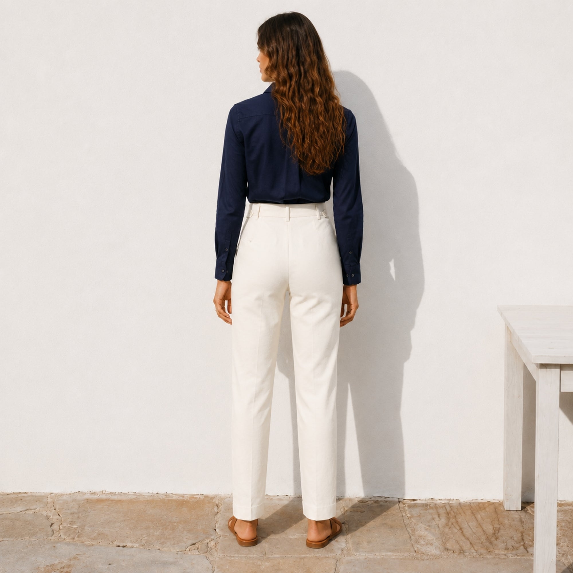 Pantaloni Straight Leg