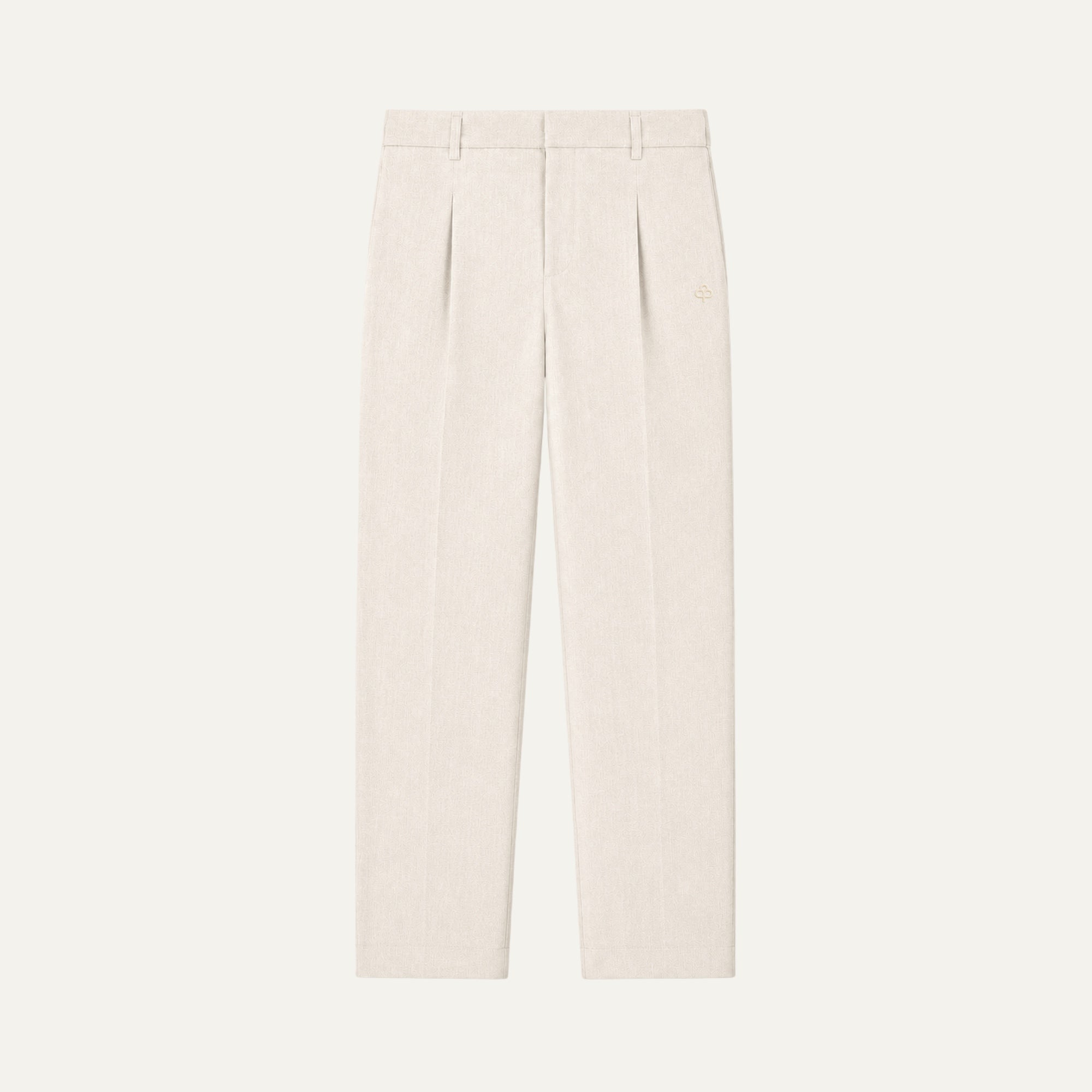 Pantaloni in lino straight leg